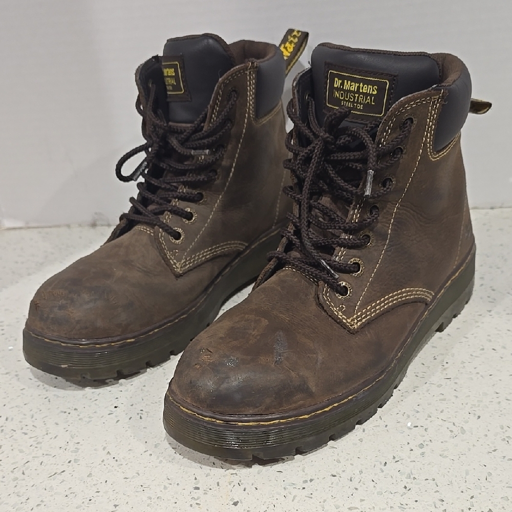Dr. Martens Men's Brown Industrial Boots